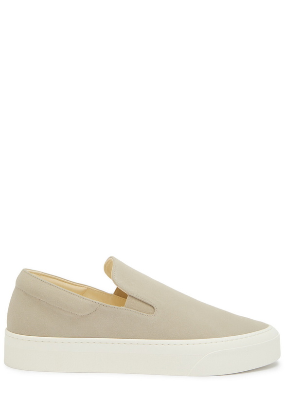 Photo: The Row MH Canvas Sneakers Cream