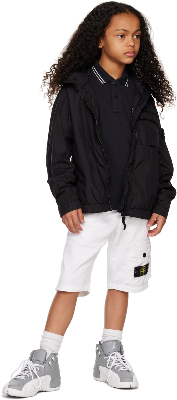 Stone Island Junior Kids Navy Patch Polo