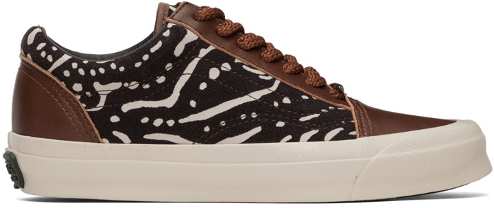 Photo: Vans Brown & White Taka Hayashi Edition Og Old Skool LX Sneaker