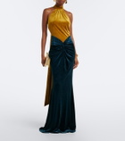 Retrofête Goleta velvet gown