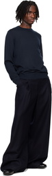 Guest in Residence Navy Airy True Crew Sweater