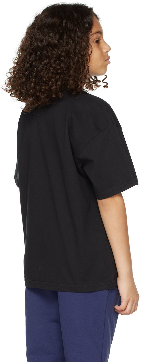 Balenciaga Kids Kids Black Metal T-Shirt Balenciaga Kids