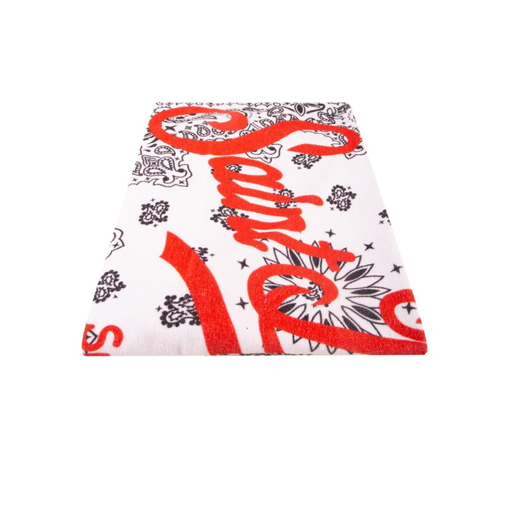 Photo: MC2 Saint Barth Soft Terry Beach Towel With White Bandanna Print