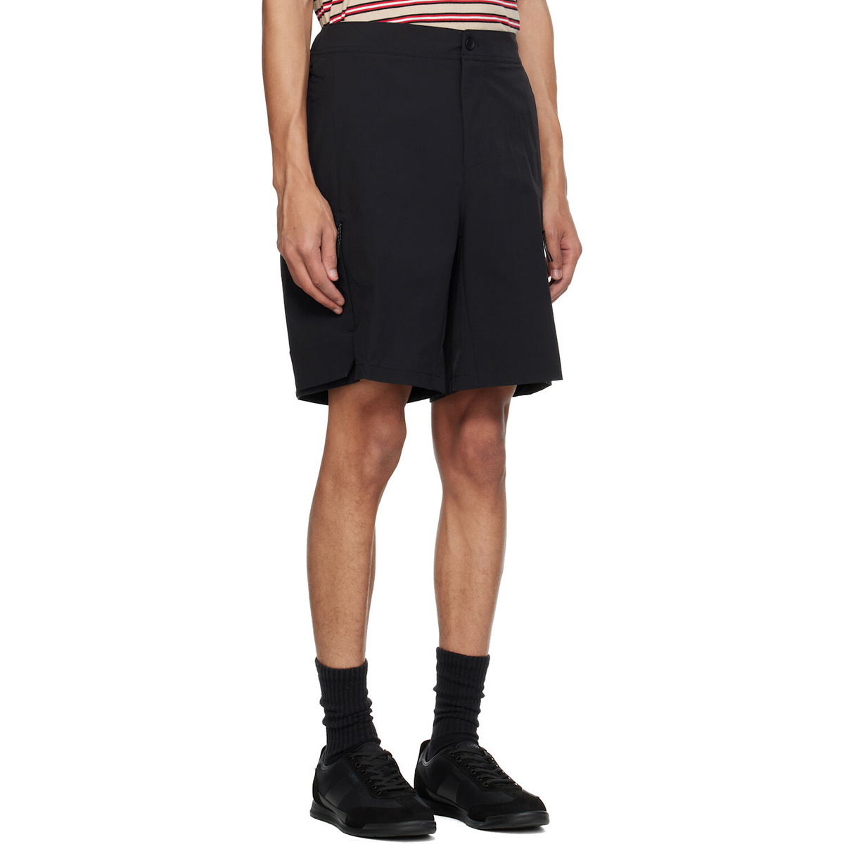 BOSS Black Zip Pocket Shorts