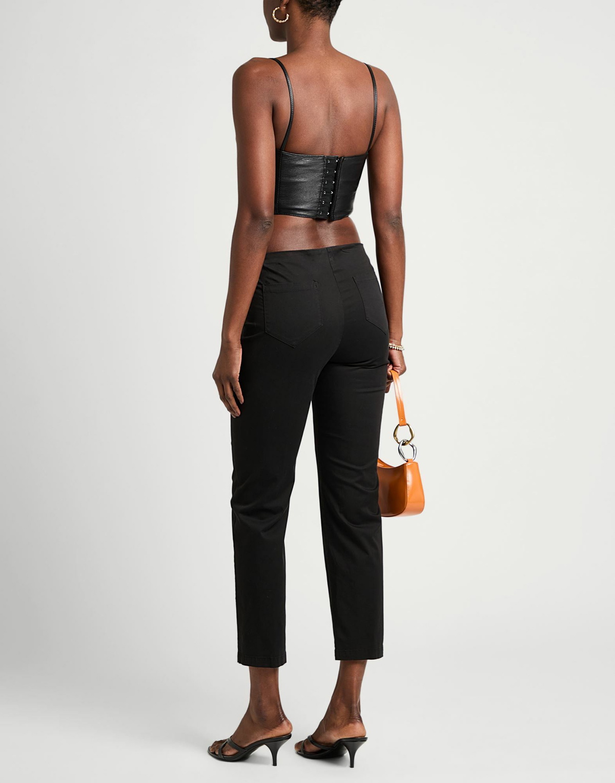 Alessia Santi Womens Pants in Black