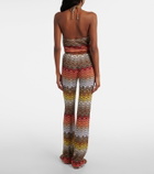 Missoni Wave lamé slim pants
