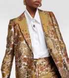 Dries Van Noten Richy jacquard brocade coat