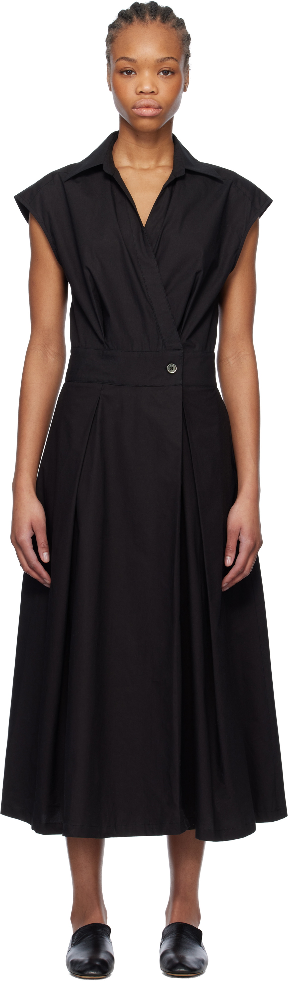 A.P.C. Black Athena Midi Dress A.P.C.