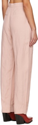 Stella McCartney Pink Pleated Trousers