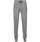 FALKE Ergonomic Sport System - Tapered Cotton-Blend Jersey Sweatpants - Gray