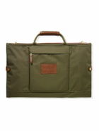 Bennett Winch - The Trifold Leather-Trimmed Cotton-Canvas Suit Carrier and Messenger Bag