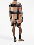 BURBERRY - Check Motif Cardigan