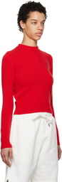 AMI Alexandre Mattiussi Red Ami de Cœur Sweater