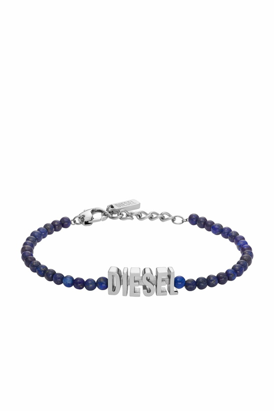 Photo: Diesel Blue Agate Beaded Bracelet - Bracelets - Unisex - Blue