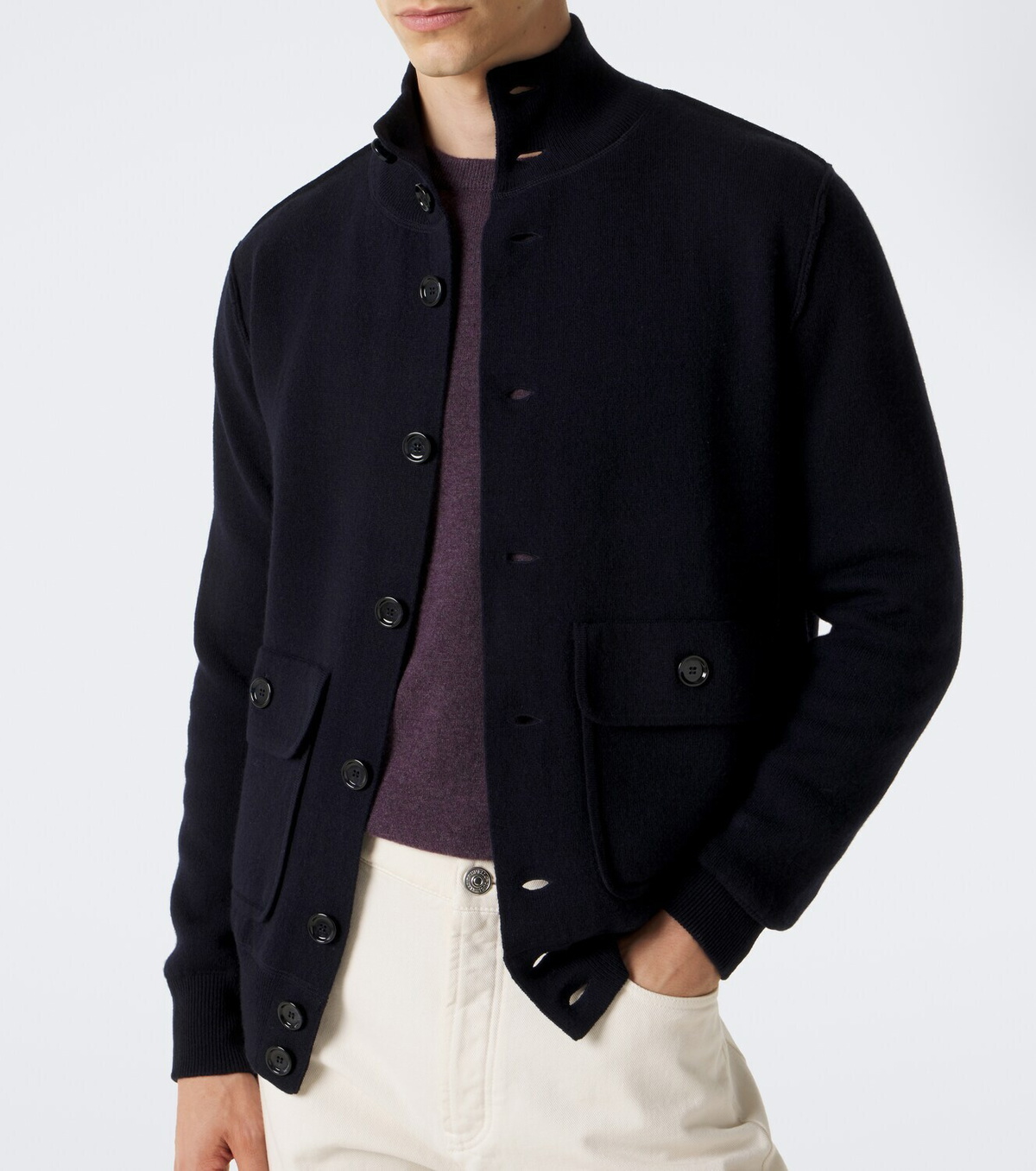 Allude Wool and cashmere jacket