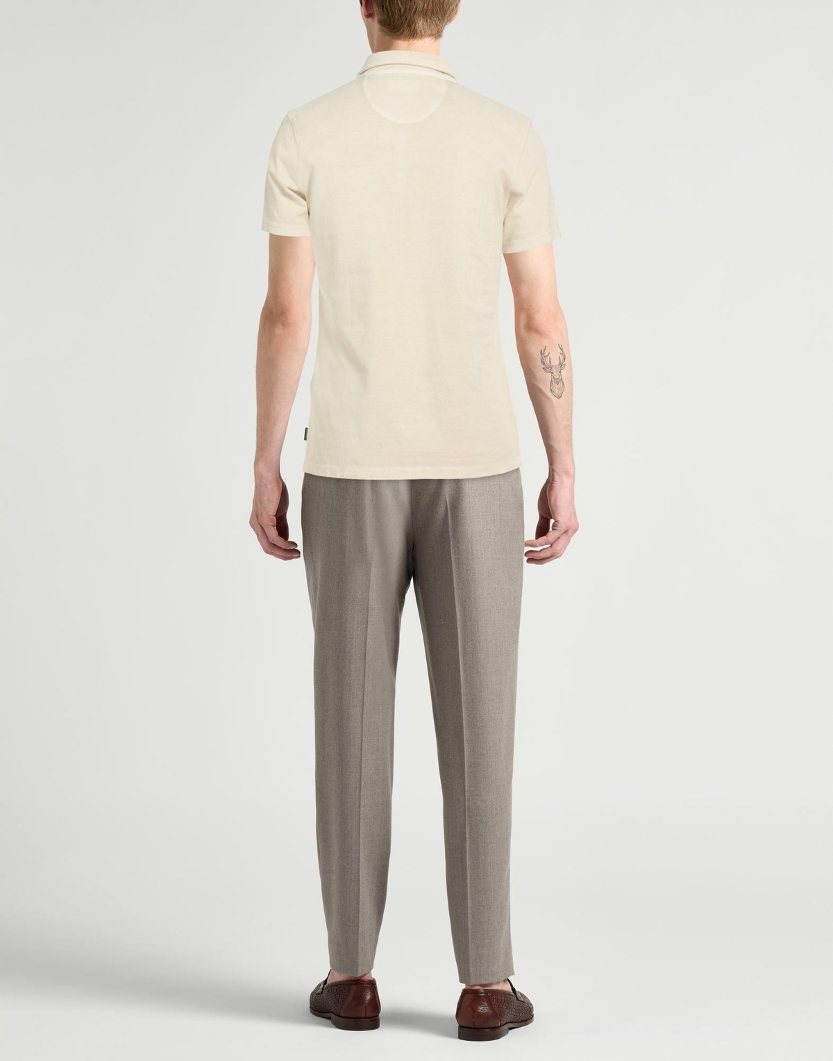 Barbour Mens Polo shirt in Beige