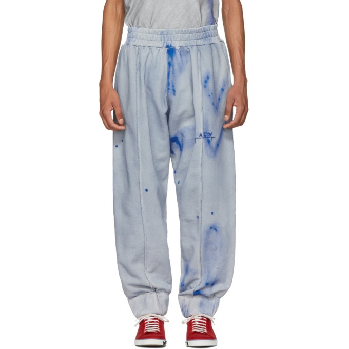 Photo: A-Cold-Wall* Grey and Blue T3 Sweatpants