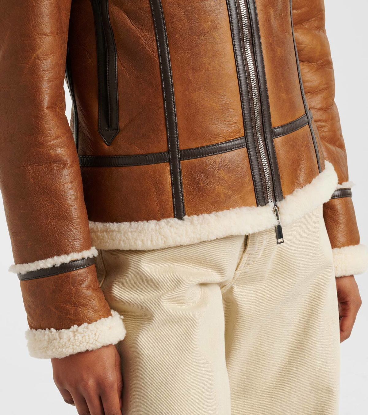 Proenza Schouler Arlo shearling-lined leather jacket