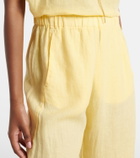 Velvet Lola linen wide-leg pants