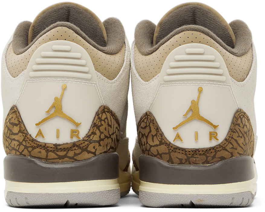 Nike Jordan Kids Beige Air Jordan 3 Retro Big Kids Sneakers