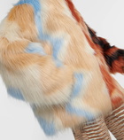 Missoni Zig Zag faux fur coat