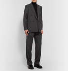 The Row - Dark-Grey Colin Double-Breasted Mélange Wool Suit Jacket - Gray