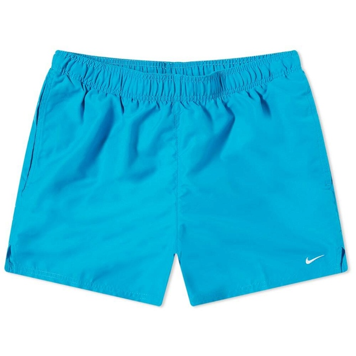 Photo: Nike Men's Swim Essential 5" Volley Short in Laser Blue