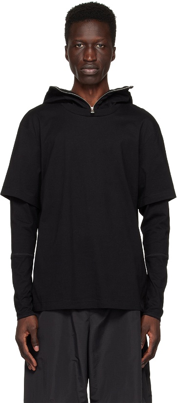 Photo: Moncler Genius 6 Moncler 1017 ALYX 9SM Black Layered Long Sleeve T-Shirt