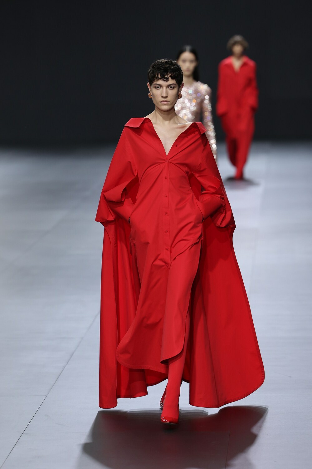 Valentino Cape Dress