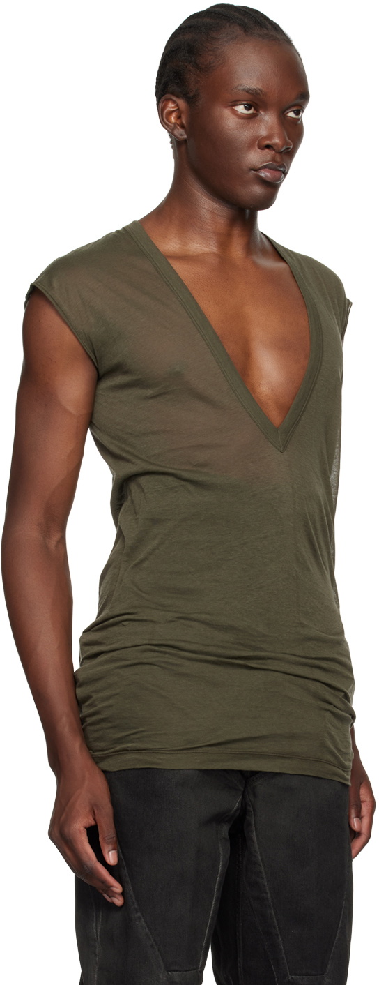 Rick Owens Green Porterville Dylan T-Shirt Rick Owens