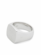 Tom Wood Sterling Silver Cushion Satin Ring