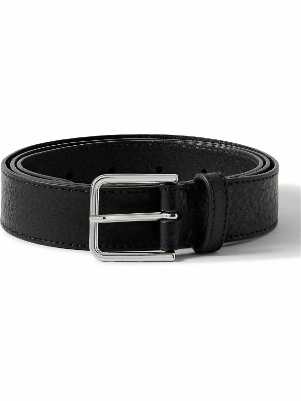 Photo: The Frankie Shop - 3cm Toni Full-Grain Leather Belt - Black