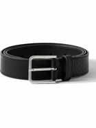 The Frankie Shop - 3cm Toni Full-Grain Leather Belt - Black