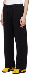 Prototypes Black '07' Cropped Lounge Pants