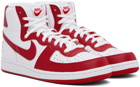 Nike Red & White Terminator Sneakers