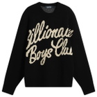 Billionaire Boys Club Men's Script Knitted Sweater in Black