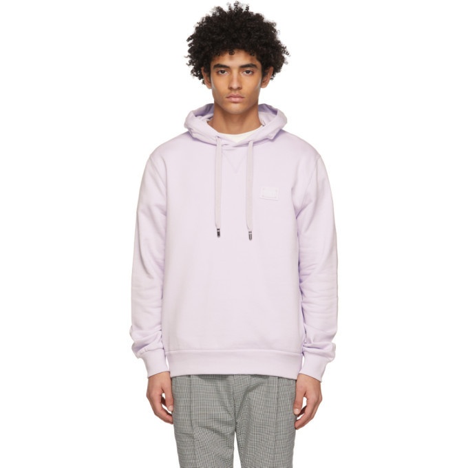 Photo: Dolce and Gabbana Purple Jersey Branded Tag Hoodie