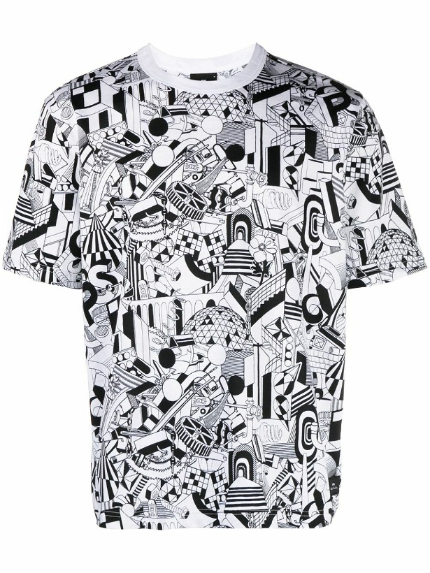 Photo: PS PAUL SMITH - Industrial Print Cotton T-shirt