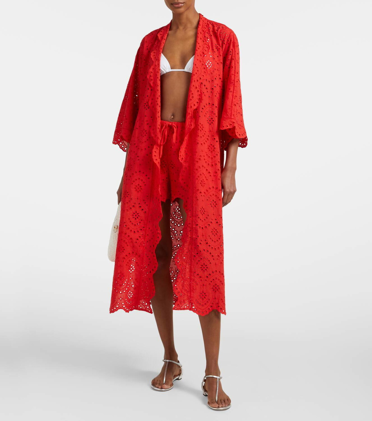 Poupette St Barth Aya cotton kaftan