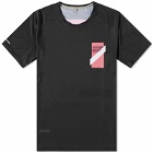SOAR Men's Printed Tech T-Shirt in Black