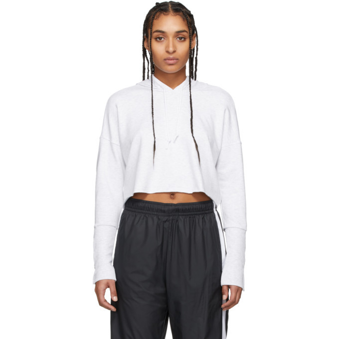 Nike Grey Yoga Luxe Cropped Hoodie Nike