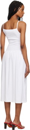 Gil Rodriguez White LaPointe Midi Dress