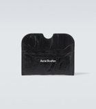 Acne Studios Croc-effect leather card holder