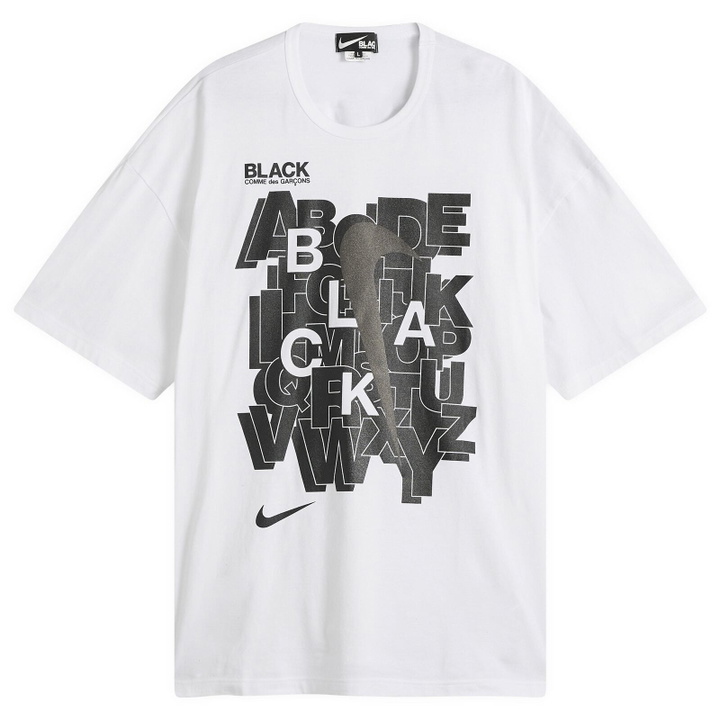 Photo: Comme des Garçons Black Men's x Nike T-Shirt in White/Black