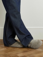 LOEWE - Brushed-Suede Clogs - Green