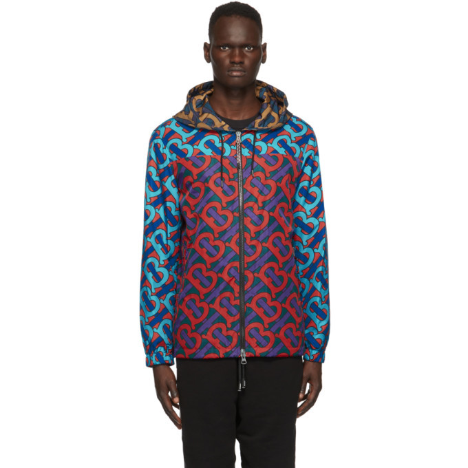 Photo: Burberry Blue and Red ECONYL® Ainthorpe Jacket