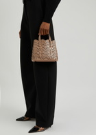 Alaïa Mina 20 Laser-cut Leather top Handle bag - Sand - One Size