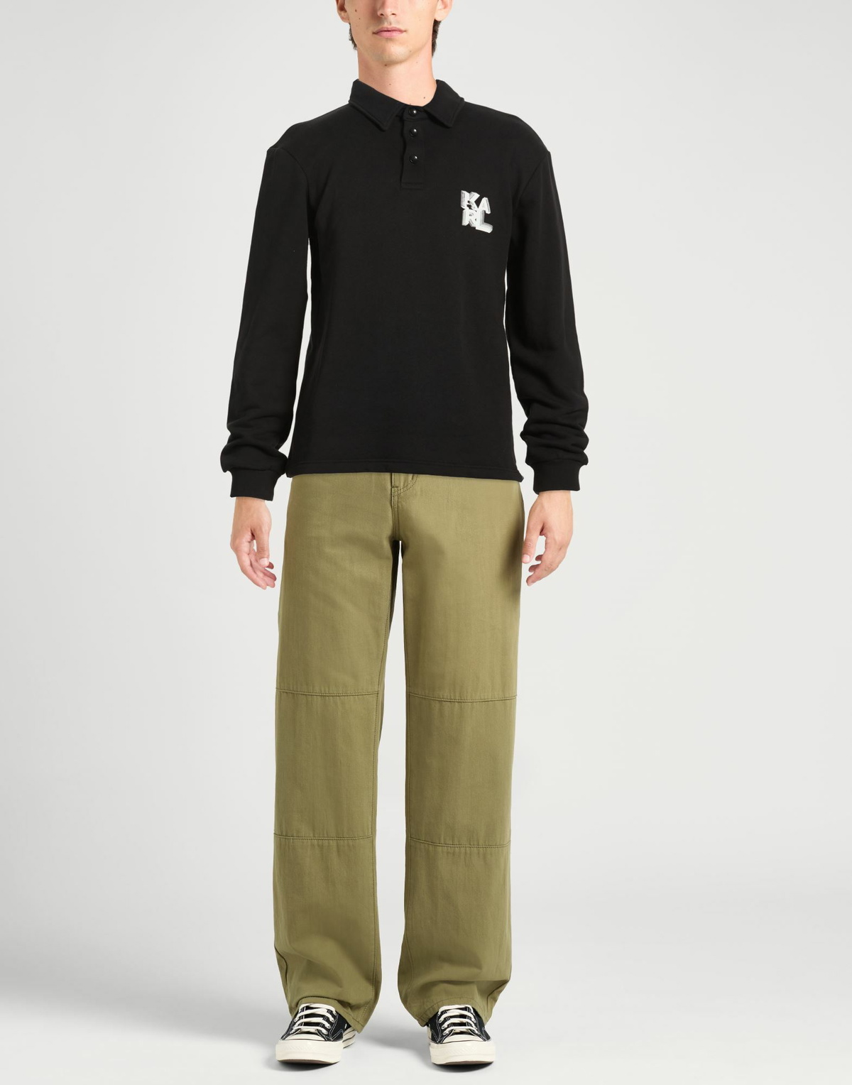 Karl Lagerfeld Mens Sweatshirt in Black