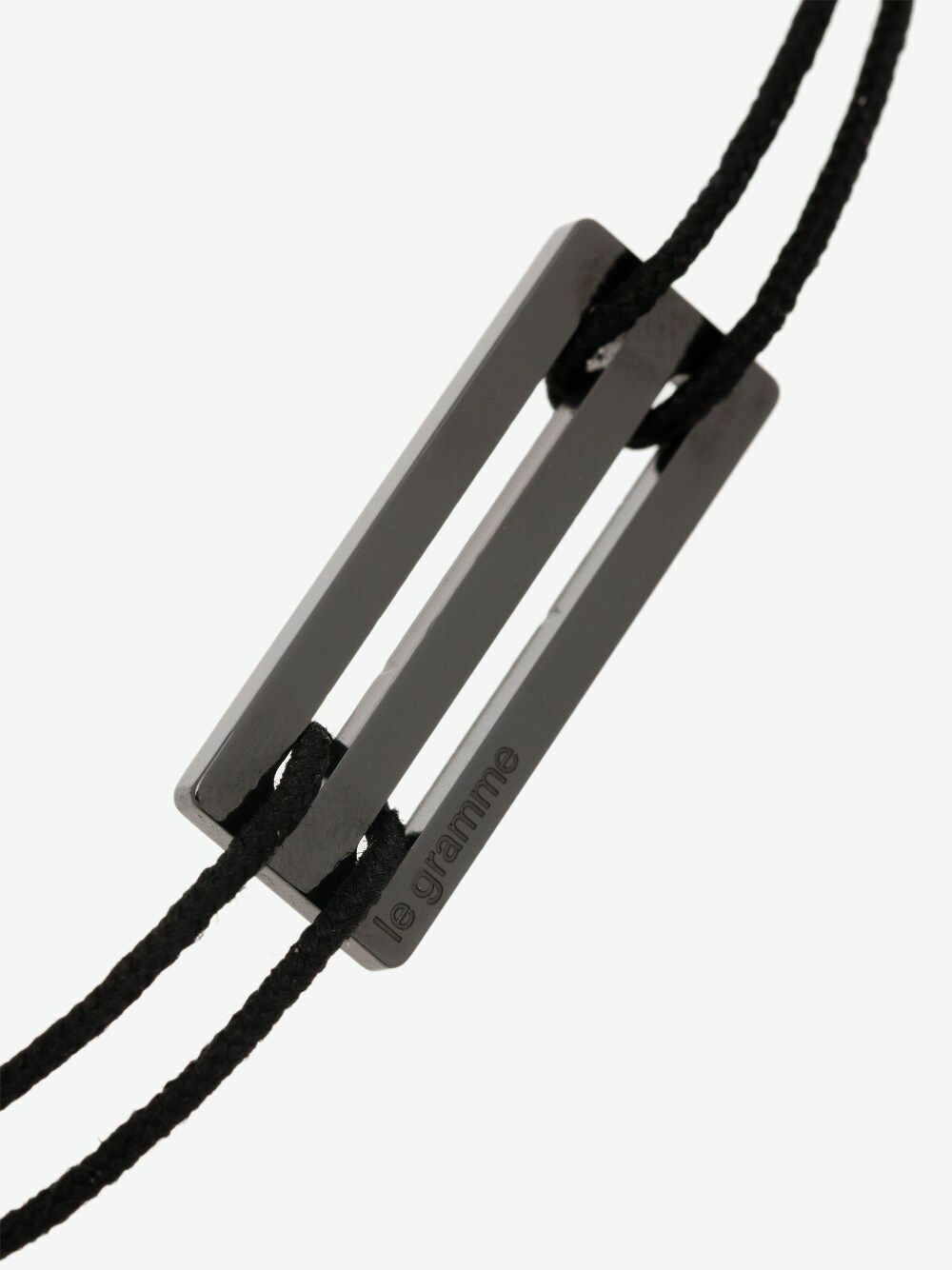Le Gramme Ceramic Cord Bracelet