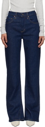 AGOLDE Blue Mid Rise Kick Boot Comfort Stretch Jeans